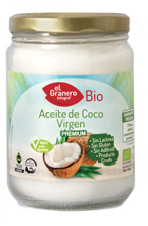 Aceite de Coco Virgen Bio, 500 ml Granero Integral
