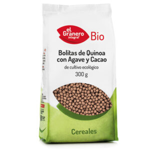 Bolitas de Quinoa con Ágave y Cacao Bio
