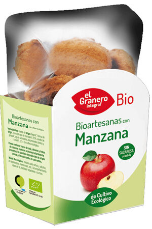 Galletas Artesanas con Manzana Bio Granero Integral