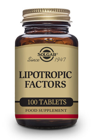 Factores Lipotrópicos Solgar- 100 Comp