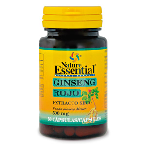 Ginseng roig 500 mg. Nature Essential